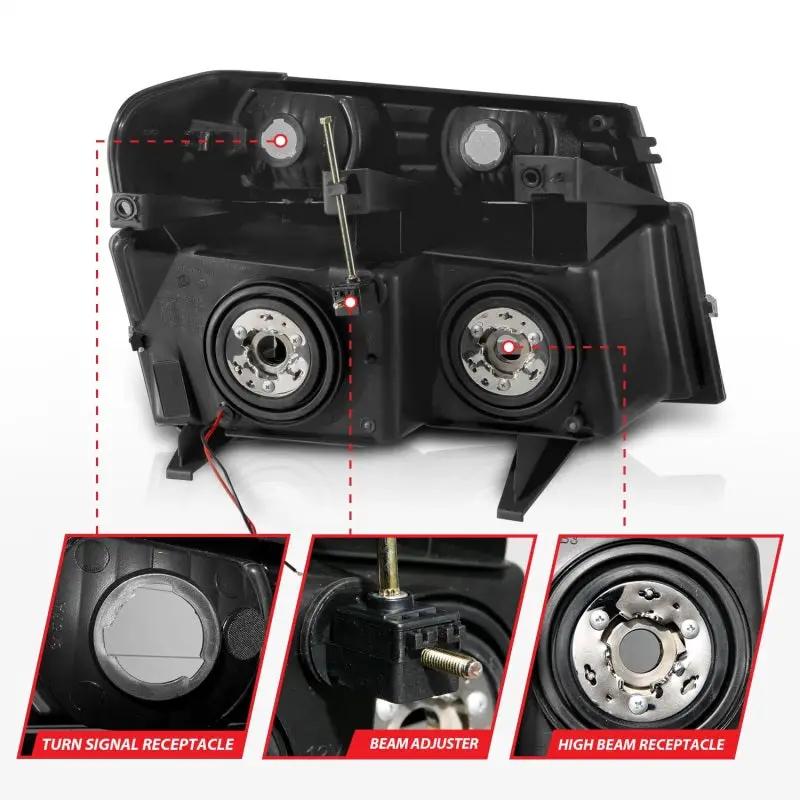 ANZO ANZ Crystal Headlights by ANZO