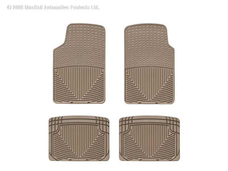 WeatherTech WT Rubber Mats - Rear - Tan by WeatherTech