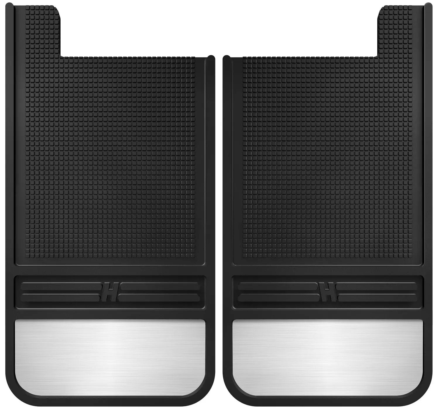 Husky Liners MudDog Mud Flaps - Rubber Rear Mud Flaps - 12IN w/ Weight by Husky Liners