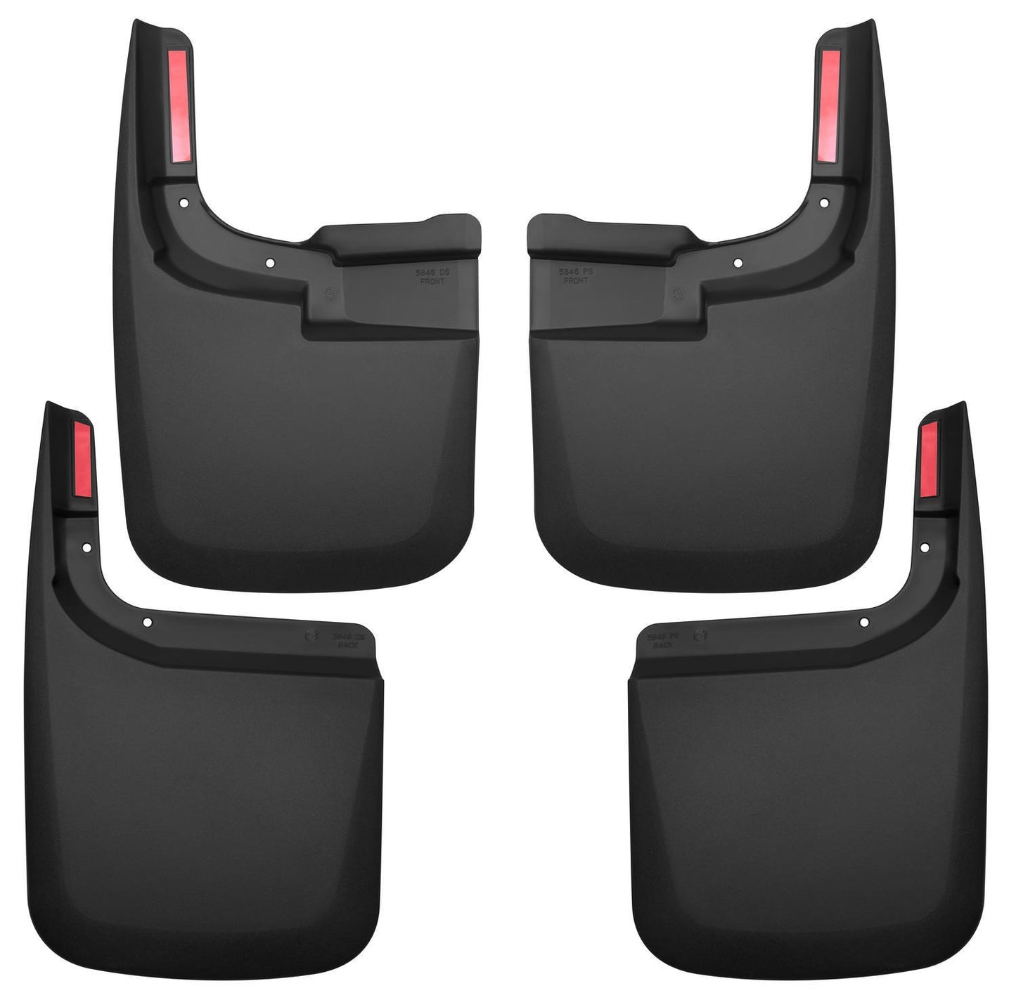 Husky Liners Custom Mud Guards - Front and Rear Mud Guard Set