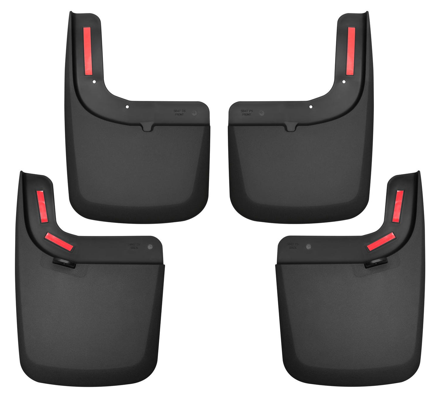 Husky Liners Custom Mud Guards - Front and Rear Mud Guard Set