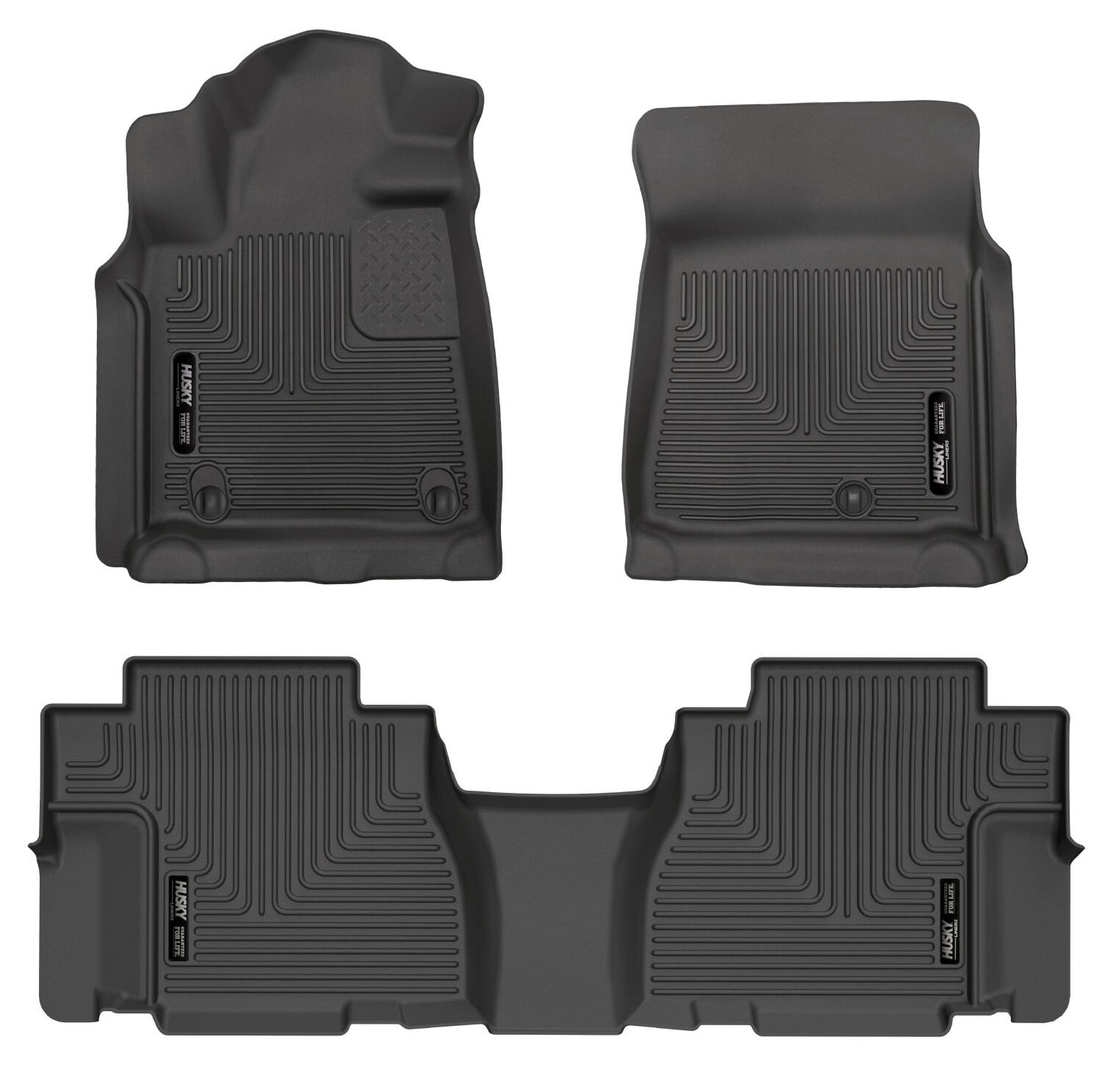 Husky Liners Weatherbeater - Front & 2nd Seat Floor Liners (Footwell Coverage)