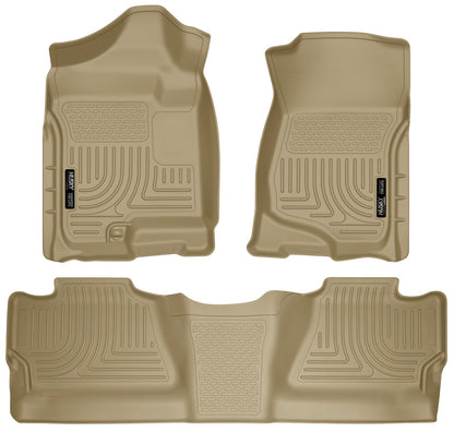 Husky Liners Weatherbeater - Front & 2nd Seat Floor Liners (Footwell Coverage)
