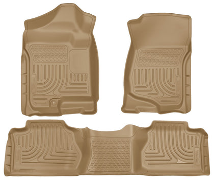 Husky Liners Weatherbeater - Front & 2nd Seat Floor Liners (Footwell Coverage)
