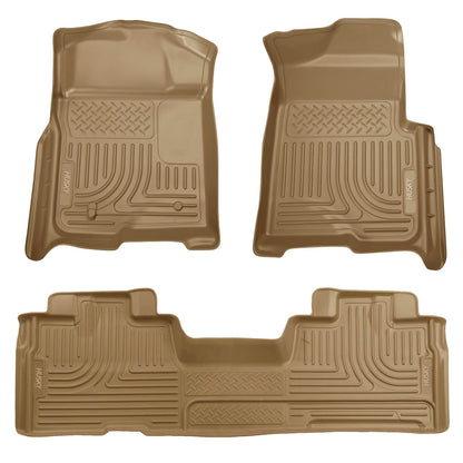 Husky Liners Weatherbeater - Front & 2nd Seat Floor Liners (Footwell Coverage)