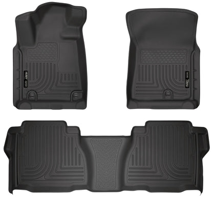 Husky Liners Weatherbeater - Front & 2nd Seat Floor Liners (Footwell Coverage)