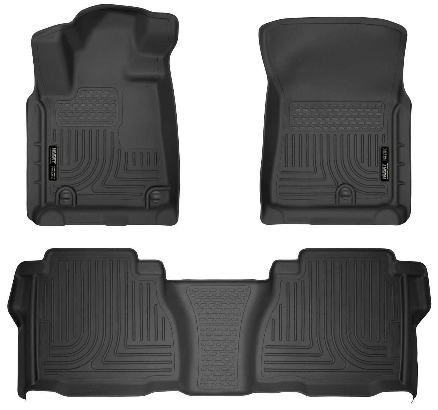 Husky Liners Weatherbeater - Front & 2nd Seat Floor Liners (Footwell Coverage)