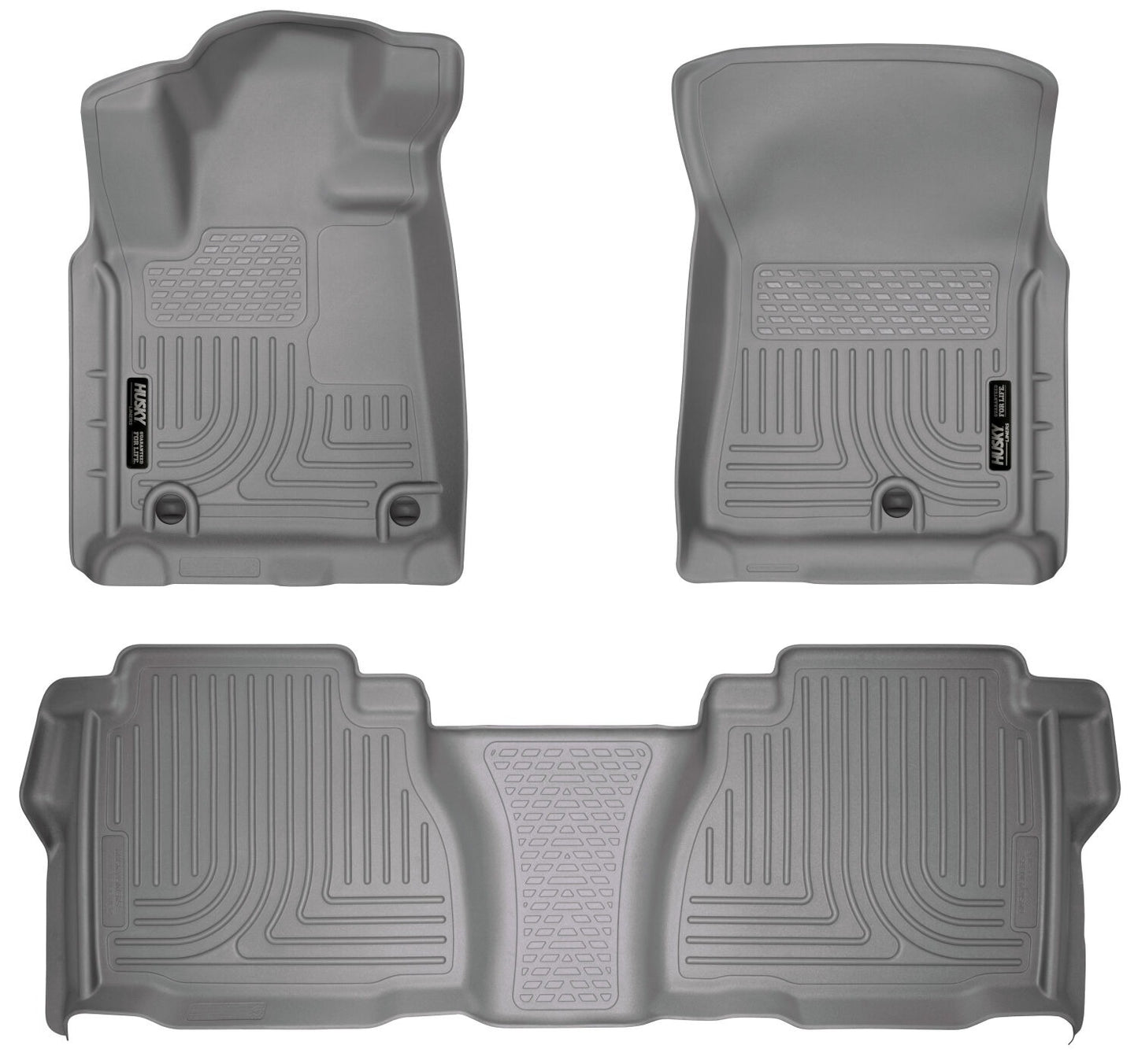 Husky Liners Weatherbeater - Front & 2nd Seat Floor Liners (Footwell Coverage)