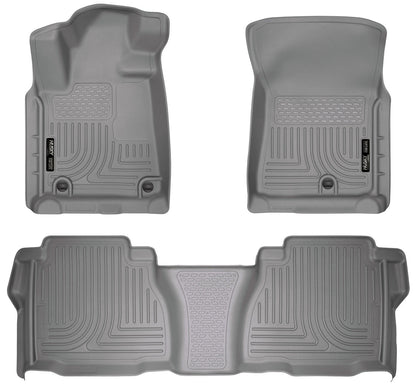 Husky Liners Weatherbeater - Front & 2nd Seat Floor Liners (Footwell Coverage)