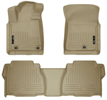 Husky Liners Weatherbeater - Front & 2nd Seat Floor Liners (Footwell Coverage)