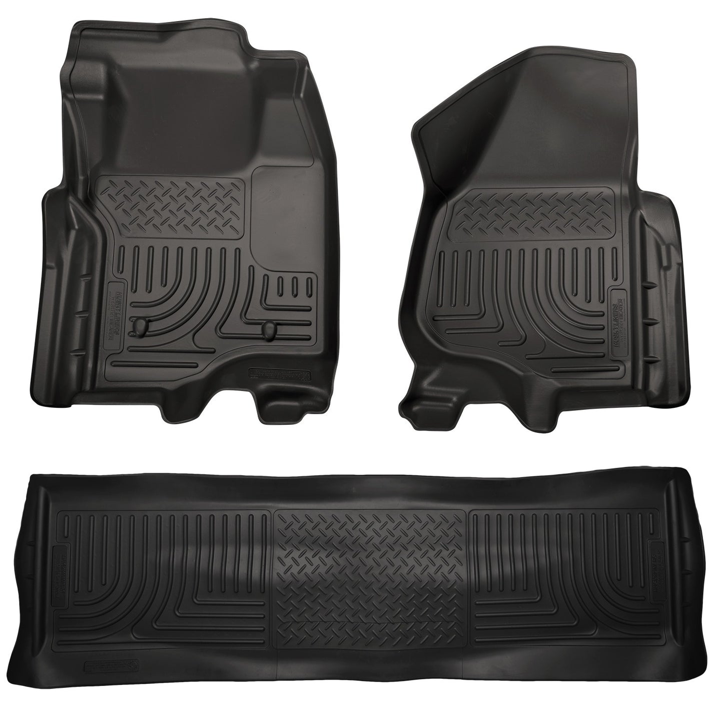 Husky Liners Weatherbeater - Front & 2nd Seat Floor Liners (Footwell Coverage)
