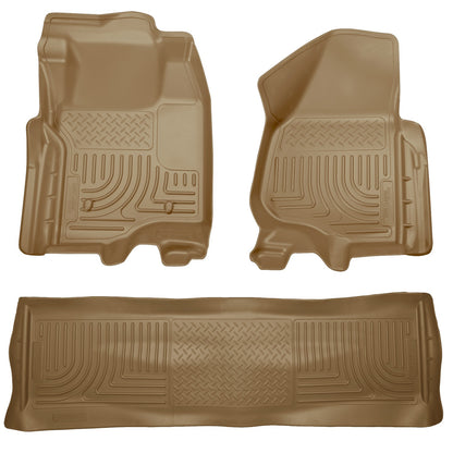Husky Liners Weatherbeater - Front & 2nd Seat Floor Liners (Footwell Coverage)