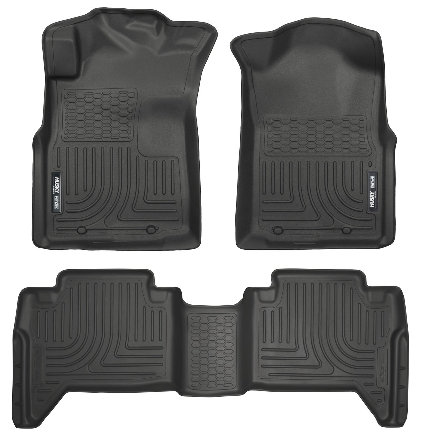 Husky Liners Weatherbeater - Front & 2nd Seat Floor Liners (Footwell Coverage)