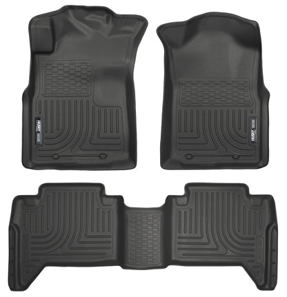 Husky Liners Weatherbeater - Front & 2nd Seat Floor Liners (Footwell Coverage)