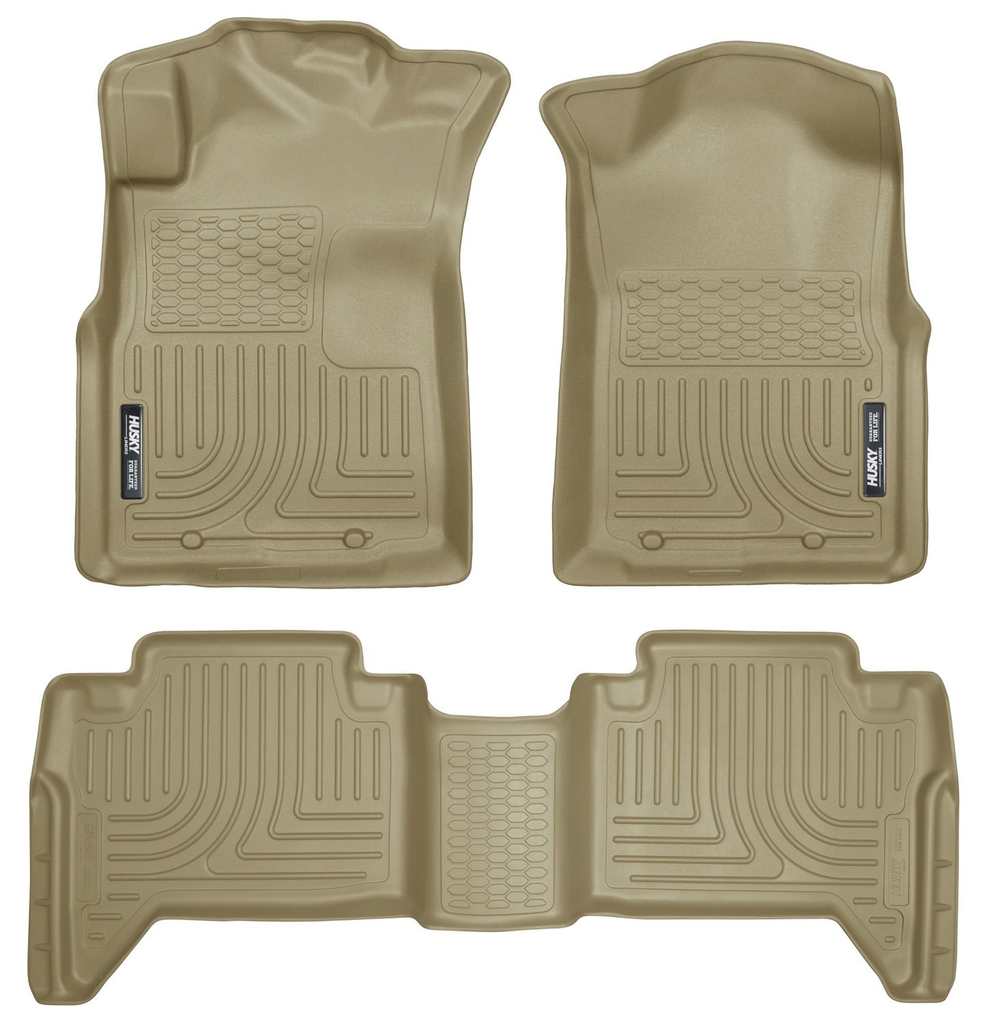 Husky Liners Weatherbeater - Front & 2nd Seat Floor Liners (Footwell Coverage)