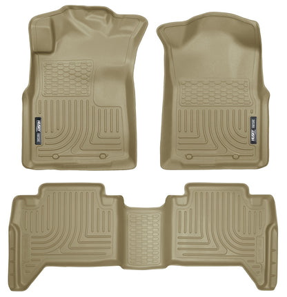 Husky Liners Weatherbeater - Front & 2nd Seat Floor Liners (Footwell Coverage)