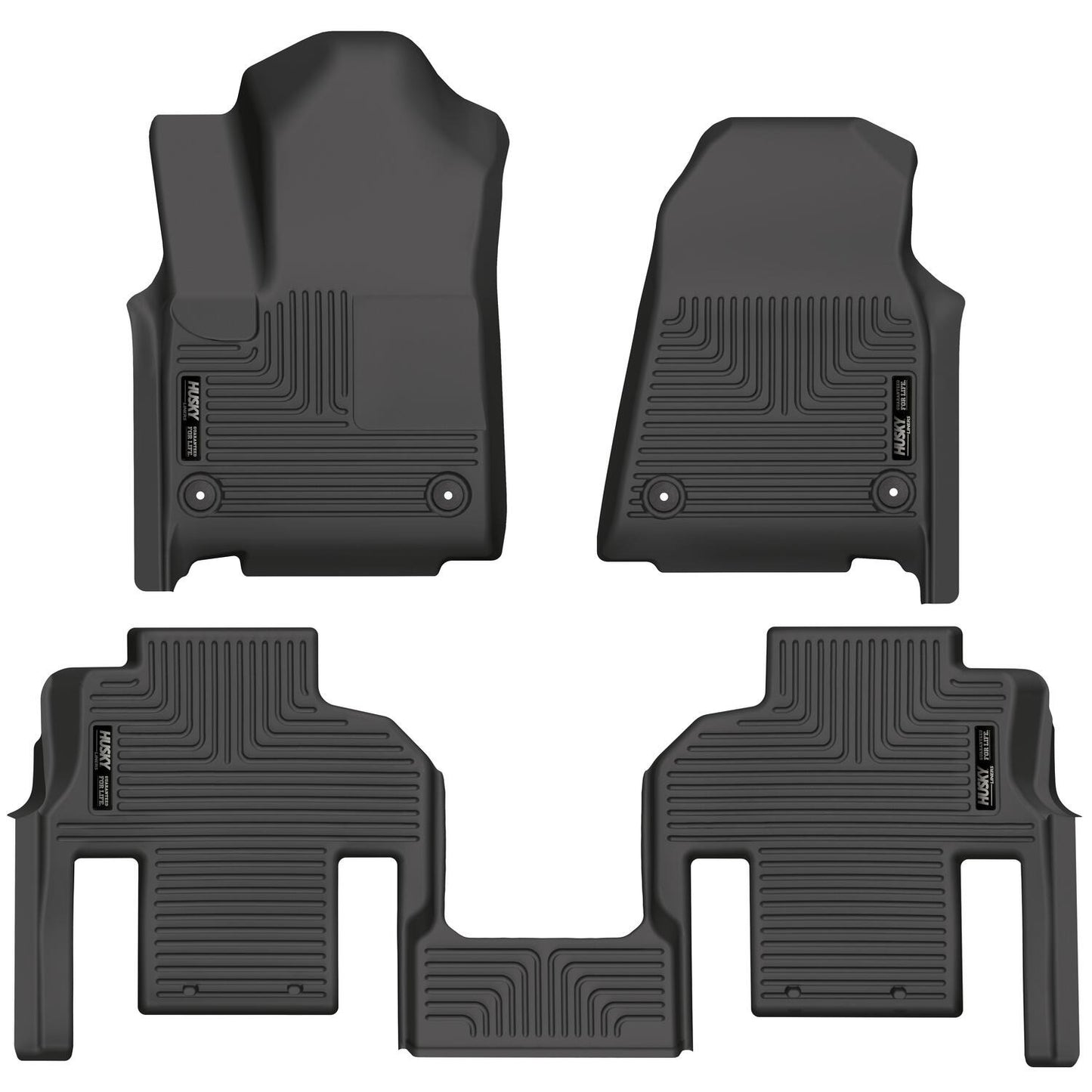 Husky Liners Weatherbeater - Front & 2nd Seat Floor Liners (Footwell Coverage)