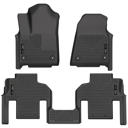Husky Liners Weatherbeater - Front & 2nd Seat Floor Liners (Footwell Coverage)