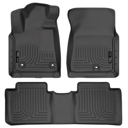 Husky Liners Weatherbeater - Front & 2nd Seat Floor Liners (Footwell Coverage)