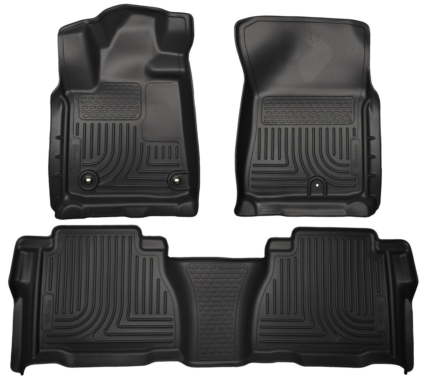 Husky Liners Weatherbeater - Front & 2nd Seat Floor Liners (Footwell Coverage)