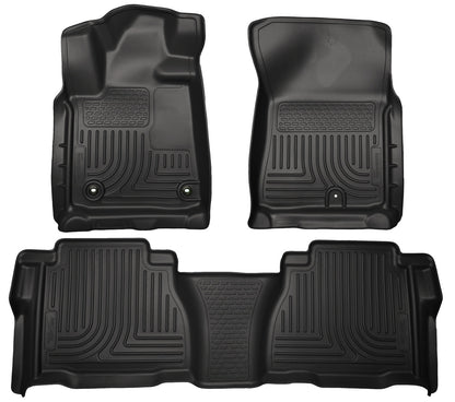 Husky Liners Weatherbeater - Front & 2nd Seat Floor Liners (Footwell Coverage)