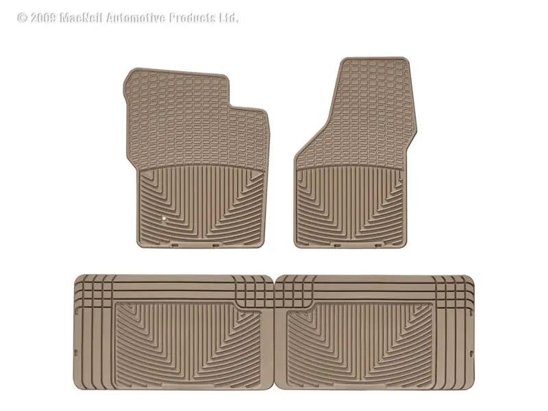 WeatherTech WT Rubber Mats - Front - Tan