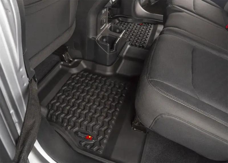 Rugged Ridge RUG Floor Liners - Black by Rugged Ridge