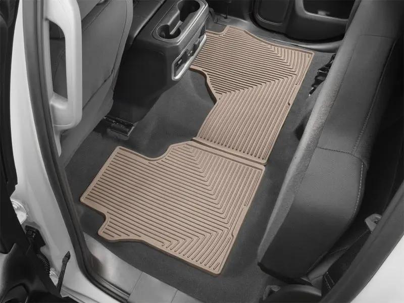 WeatherTech WT Rubber Mats - Rear - Tan by WeatherTech
