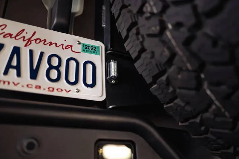 DV8 Offroad DVE License Plate Relocation by DV8 Offroad