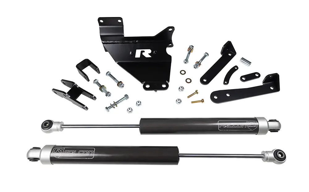 ReadyLift RAM HD 2600/3500 Dual Steering Stabilizer With Falcon by ReadyLift