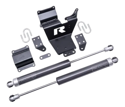 ReadyLift 10-Lug Dual Steering Stabilizer Kit 2005-2026 Ford SD F450/F550 4WD Diesel by ReadyLift