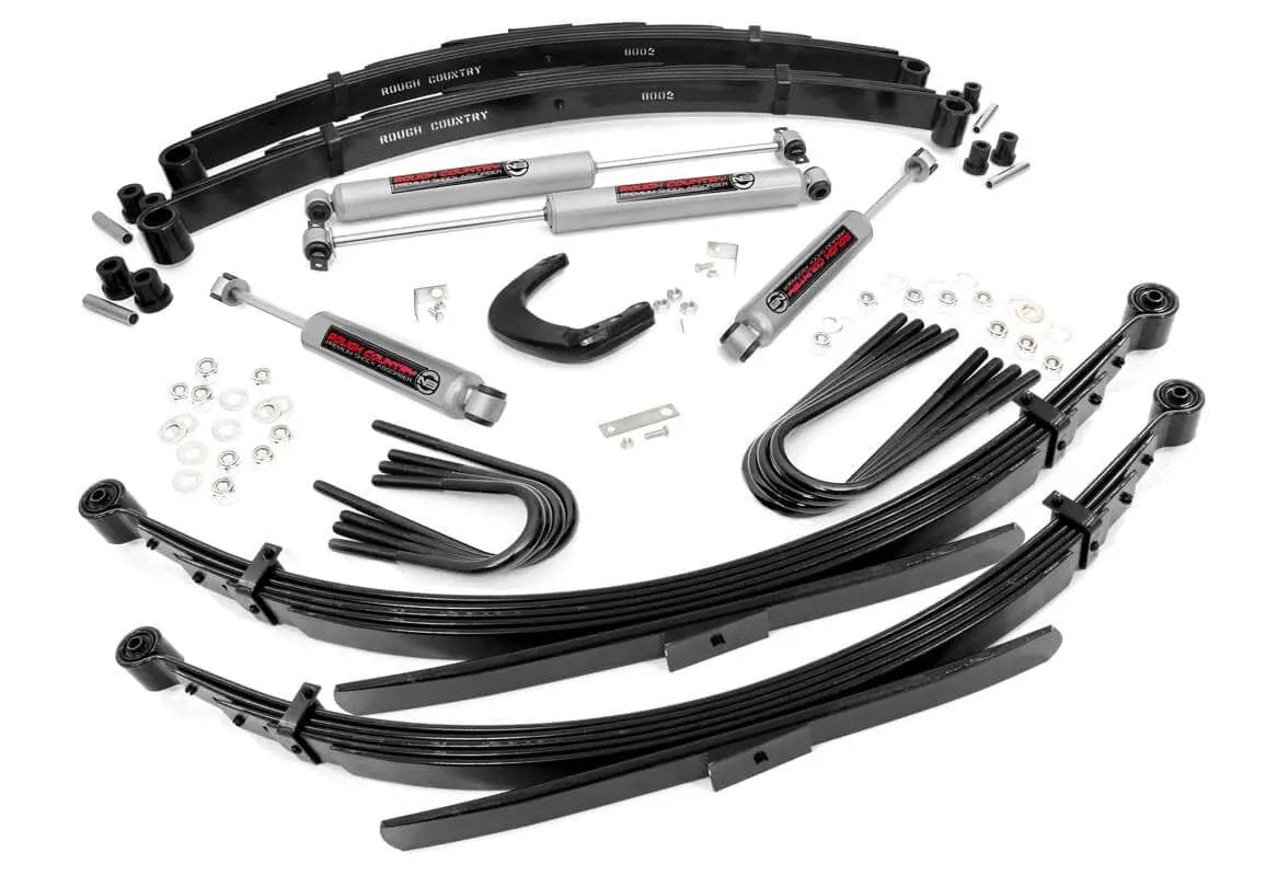 Rough Country 4 Inch Lift Kit | Rear Springs | Chevy/GMC C10/K10 Truck & SUV/K5 Blazer (77-91) by Rough Country