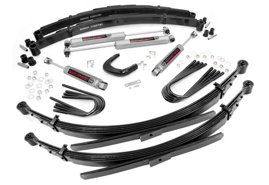 Kit de elevación de 4 pulgadas | Ballestas traseras de 56 pulgadas | Camioneta Chevy/GMC 3/4-Ton Suburban/C25/K25 (77-87)