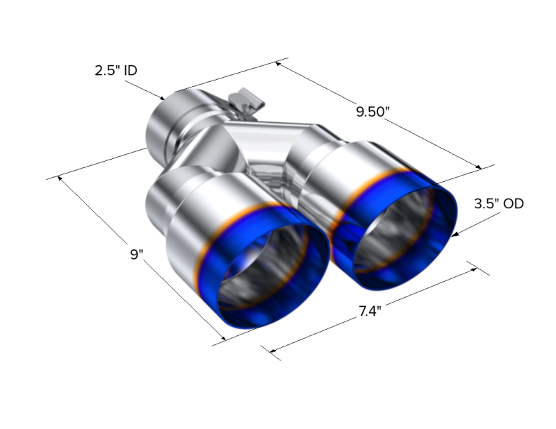 MBRP Univ Exhaust Tips SS