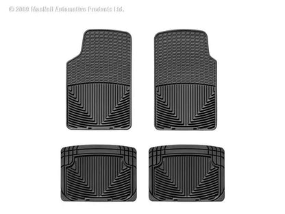 WeatherTech WT Rubber Mats - Rear - Blk by WeatherTech