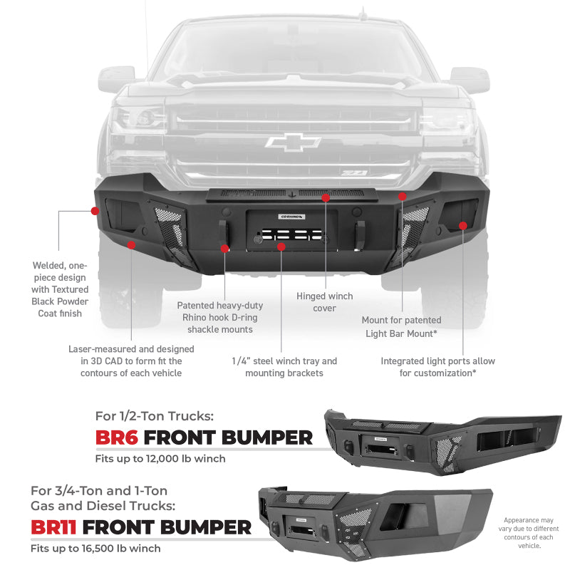 Go Rhino GOR BR6 Bumper