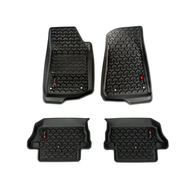 Rugged Ridge RUG Floor Liners - Black by Rugged Ridge