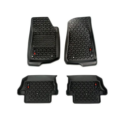 Rugged Ridge RUG Floor Liners - Black by Rugged Ridge