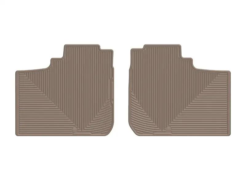 WeatherTech WT Rubber Mats - Rear - Tan by WeatherTech