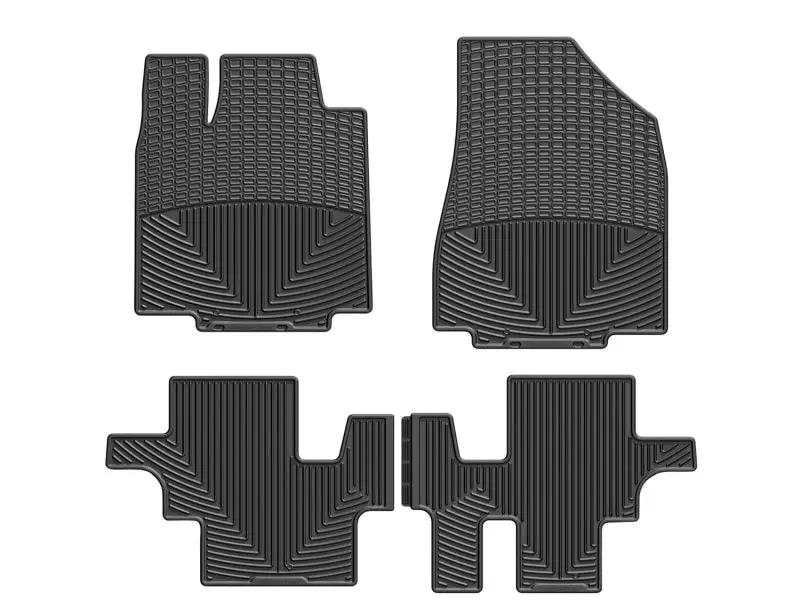 WeatherTech WT Rubber Mats - Front - Blk by WeatherTech
