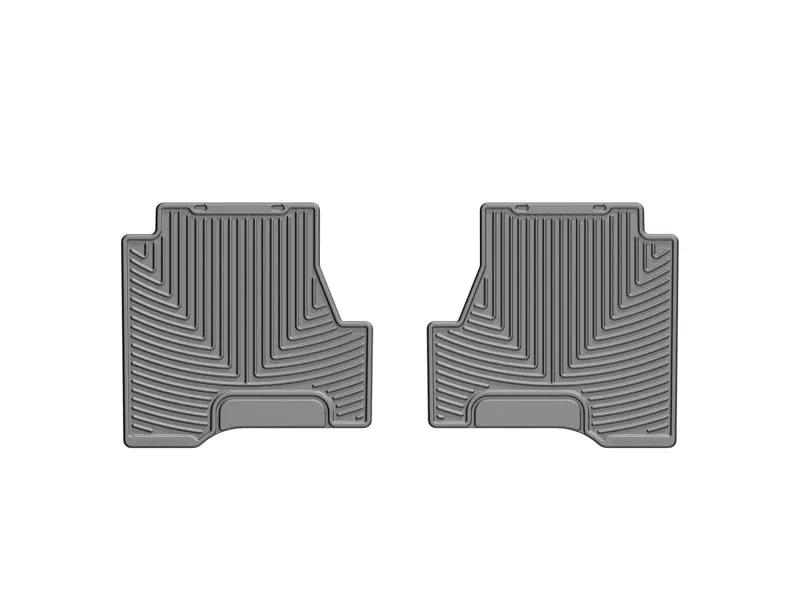 WeatherTech WT Rubber Mats - Rear - Grey by WeatherTech
