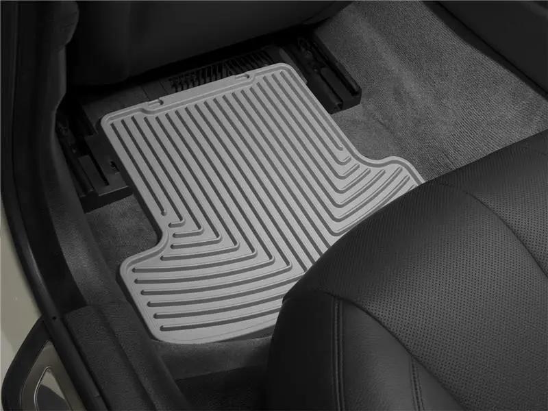 WeatherTech WT Rubber Mats - Rear - Grey by WeatherTech