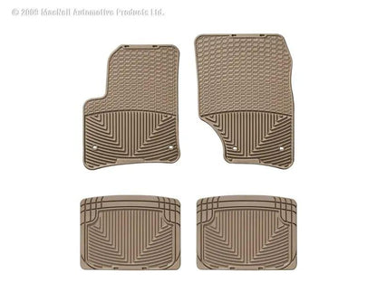 WeatherTech WT Rubber Mats - Rear - Tan by WeatherTech
