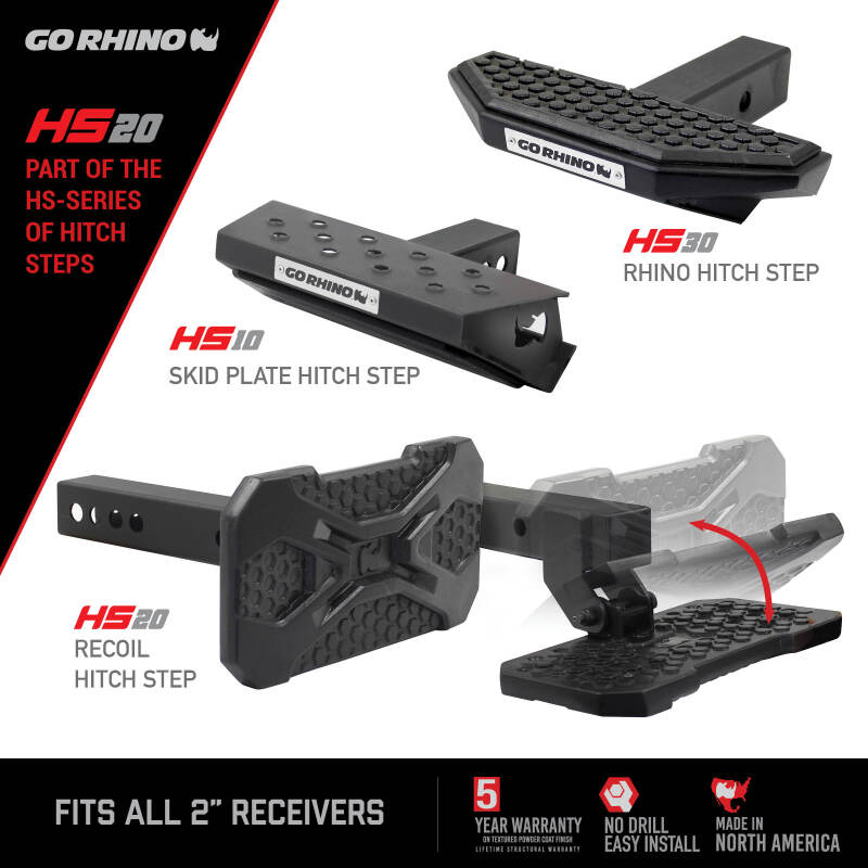 Go Rhino GOR Hitch Steps