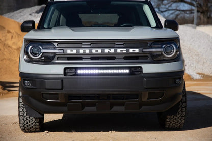Rough Country LED Light Kit | Bumper Mount | 20" Black Single Row | Ford Bronco Sport (21-26) by Rough Country