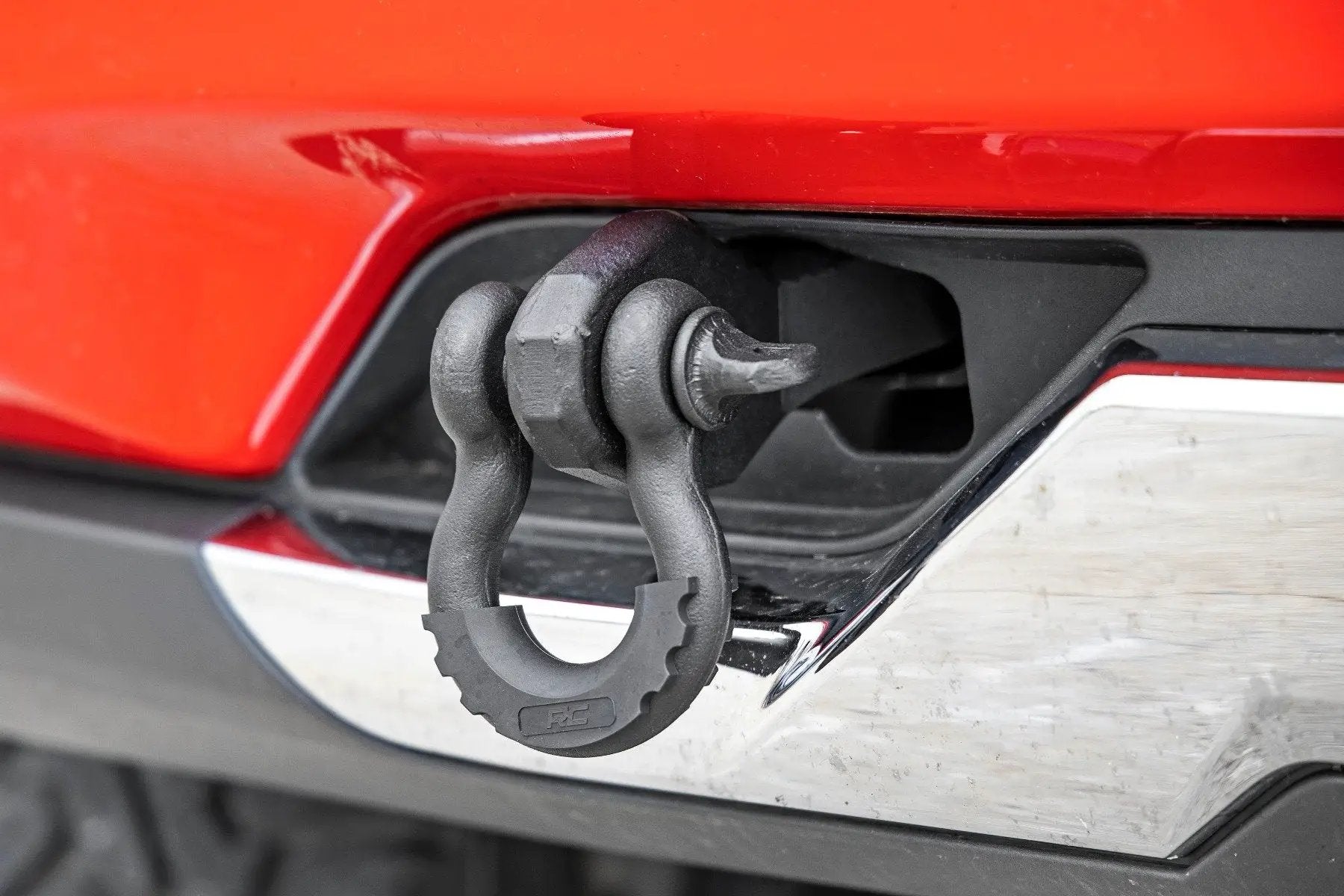Rough Country Tow Hook Brackets | D-Ring Combo | Chevy Silverado 1500 2WD/4WD (2014-2018 & Classic) by Rough Country