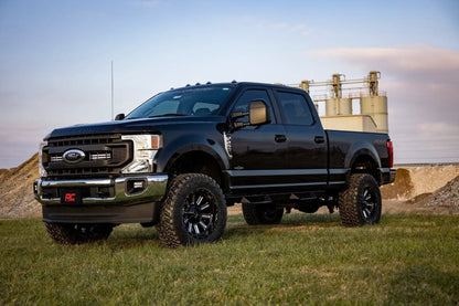 Rough Country LED Light Kit | Grille Mount | 10 Inch Black | Slimline | Ford F-250 Super Duty (20-22) by Rough Country