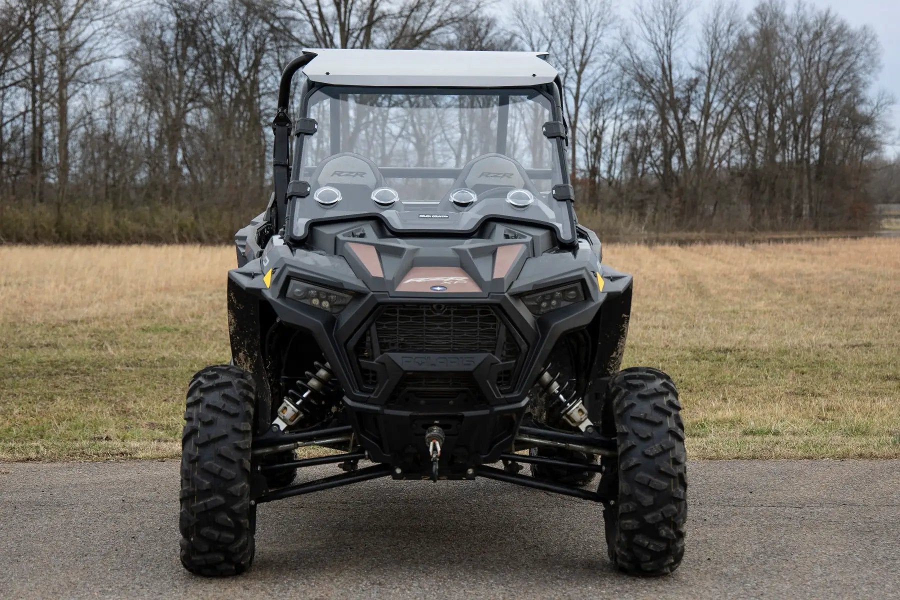 Rough Country Vented Full Windshield | Scratch Resistant | Polaris RZR XP 1000 by Rough Country