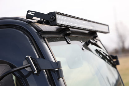 Kit de luces LED de una sola fila de 50" | Serie Negra | Orientación frontal | Kubota RTV-X900/RTV-X1100