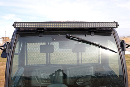 Kit de luces LED de una sola fila de 50" | Serie Negra | Orientación frontal | Kubota RTV-X900/RTV-X1100